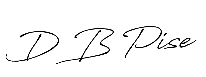Also You can easily find your signature by using the search form. We will create D B Pise name handwritten signature images for you free of cost using Antro_Vectra_Bolder sign style. D B Pise signature style 7 images and pictures png
