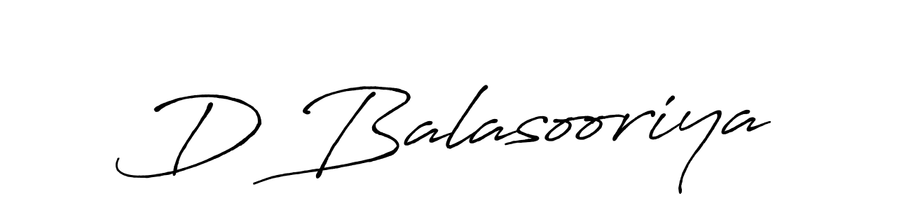 Use a signature maker to create a handwritten signature online. With this signature software, you can design (Antro_Vectra_Bolder) your own signature for name D Balasooriya. D Balasooriya signature style 7 images and pictures png