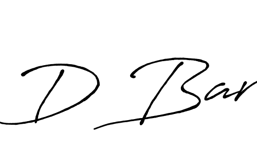 The best way (Antro_Vectra_Bolder) to make a short signature is to pick only two or three words in your name. The name D Bar include a total of six letters. For converting this name. D Bar signature style 7 images and pictures png