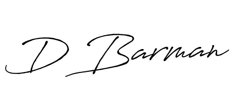 How to make D Barman signature? Antro_Vectra_Bolder is a professional autograph style. Create handwritten signature for D Barman name. D Barman signature style 7 images and pictures png