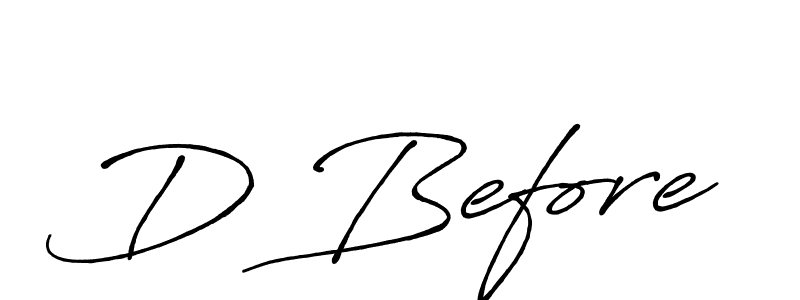 Also we have D Before name is the best signature style. Create professional handwritten signature collection using Antro_Vectra_Bolder autograph style. D Before signature style 7 images and pictures png