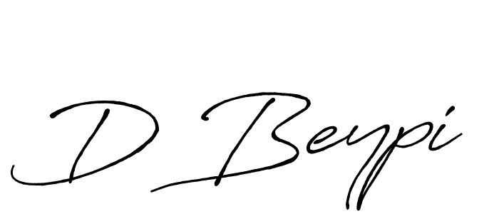 The best way (Antro_Vectra_Bolder) to make a short signature is to pick only two or three words in your name. The name D Beypi include a total of six letters. For converting this name. D Beypi signature style 7 images and pictures png