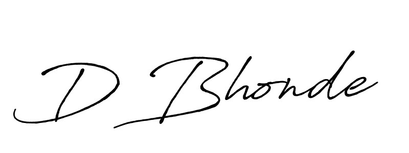 Make a beautiful signature design for name D Bhonde. Use this online signature maker to create a handwritten signature for free. D Bhonde signature style 7 images and pictures png