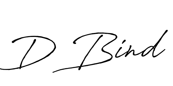 Create a beautiful signature design for name D Bind. With this signature (Antro_Vectra_Bolder) fonts, you can make a handwritten signature for free. D Bind signature style 7 images and pictures png