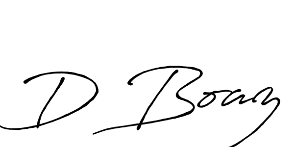 Also You can easily find your signature by using the search form. We will create D Boaz name handwritten signature images for you free of cost using Antro_Vectra_Bolder sign style. D Boaz signature style 7 images and pictures png