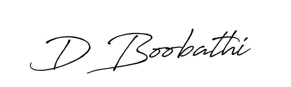 Similarly Antro_Vectra_Bolder is the best handwritten signature design. Signature creator online .You can use it as an online autograph creator for name D Boobathi. D Boobathi signature style 7 images and pictures png