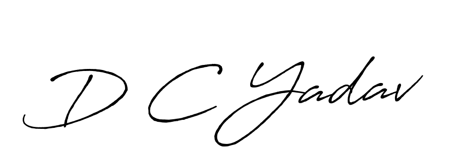 if you are searching for the best signature style for your name D C Yadav. so please give up your signature search. here we have designed multiple signature styles  using Antro_Vectra_Bolder. D C Yadav signature style 7 images and pictures png