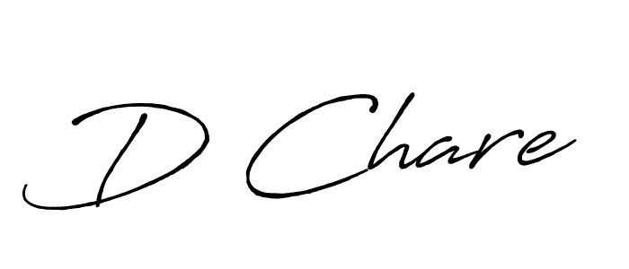 Make a beautiful signature design for name D Chare. With this signature (Antro_Vectra_Bolder) style, you can create a handwritten signature for free. D Chare signature style 7 images and pictures png