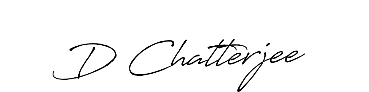 D Chatterjee stylish signature style. Best Handwritten Sign (Antro_Vectra_Bolder) for my name. Handwritten Signature Collection Ideas for my name D Chatterjee. D Chatterjee signature style 7 images and pictures png