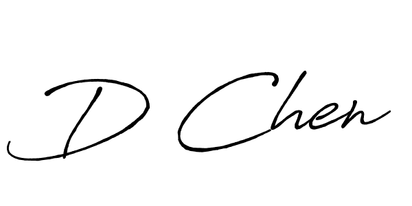 Design your own signature with our free online signature maker. With this signature software, you can create a handwritten (Antro_Vectra_Bolder) signature for name D Chen. D Chen signature style 7 images and pictures png