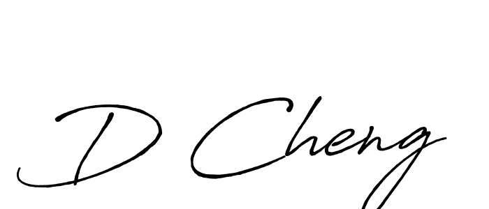 The best way (Antro_Vectra_Bolder) to make a short signature is to pick only two or three words in your name. The name D Cheng include a total of six letters. For converting this name. D Cheng signature style 7 images and pictures png