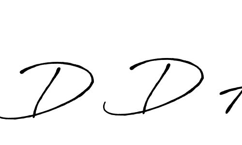 Use a signature maker to create a handwritten signature online. With this signature software, you can design (Antro_Vectra_Bolder) your own signature for name D D A. D D A signature style 7 images and pictures png