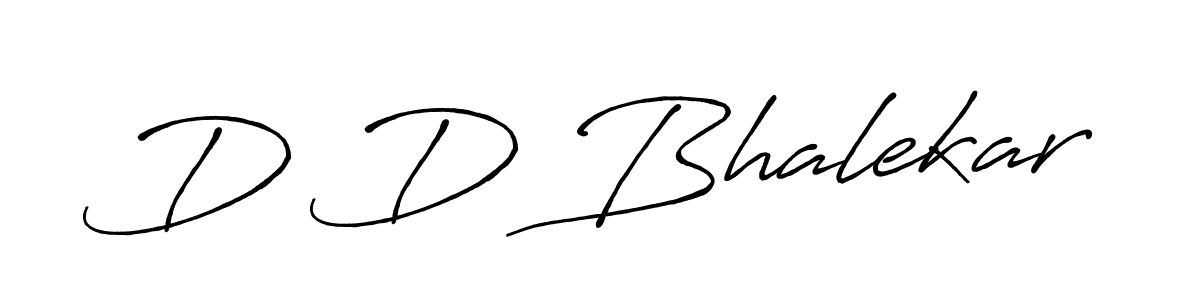 Also we have D D Bhalekar name is the best signature style. Create professional handwritten signature collection using Antro_Vectra_Bolder autograph style. D D Bhalekar signature style 7 images and pictures png