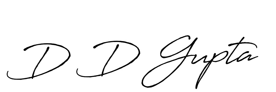 D D Gupta stylish signature style. Best Handwritten Sign (Antro_Vectra_Bolder) for my name. Handwritten Signature Collection Ideas for my name D D Gupta. D D Gupta signature style 7 images and pictures png