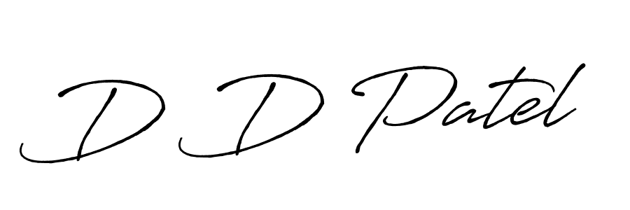 Antro_Vectra_Bolder is a professional signature style that is perfect for those who want to add a touch of class to their signature. It is also a great choice for those who want to make their signature more unique. Get D D Patel name to fancy signature for free. D D Patel signature style 7 images and pictures png