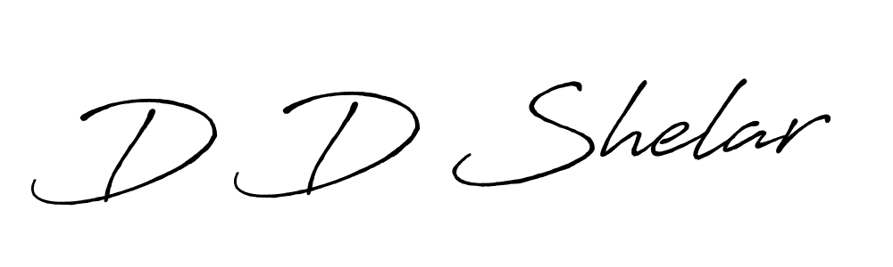 Make a beautiful signature design for name D D Shelar. With this signature (Antro_Vectra_Bolder) style, you can create a handwritten signature for free. D D Shelar signature style 7 images and pictures png