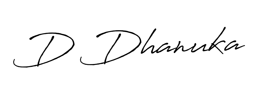 Antro_Vectra_Bolder is a professional signature style that is perfect for those who want to add a touch of class to their signature. It is also a great choice for those who want to make their signature more unique. Get D Dhanuka name to fancy signature for free. D Dhanuka signature style 7 images and pictures png