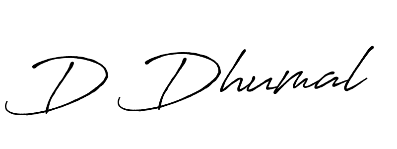 You should practise on your own different ways (Antro_Vectra_Bolder) to write your name (D Dhumal) in signature. don't let someone else do it for you. D Dhumal signature style 7 images and pictures png