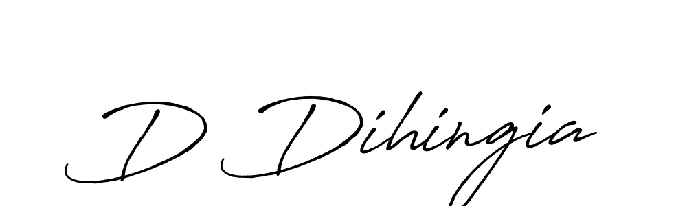 You should practise on your own different ways (Antro_Vectra_Bolder) to write your name (D Dihingia) in signature. don't let someone else do it for you. D Dihingia signature style 7 images and pictures png