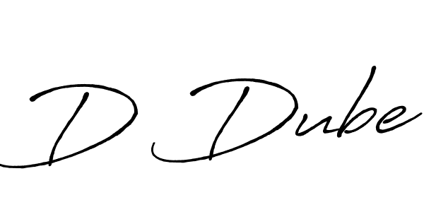 You should practise on your own different ways (Antro_Vectra_Bolder) to write your name (D Dube) in signature. don't let someone else do it for you. D Dube signature style 7 images and pictures png