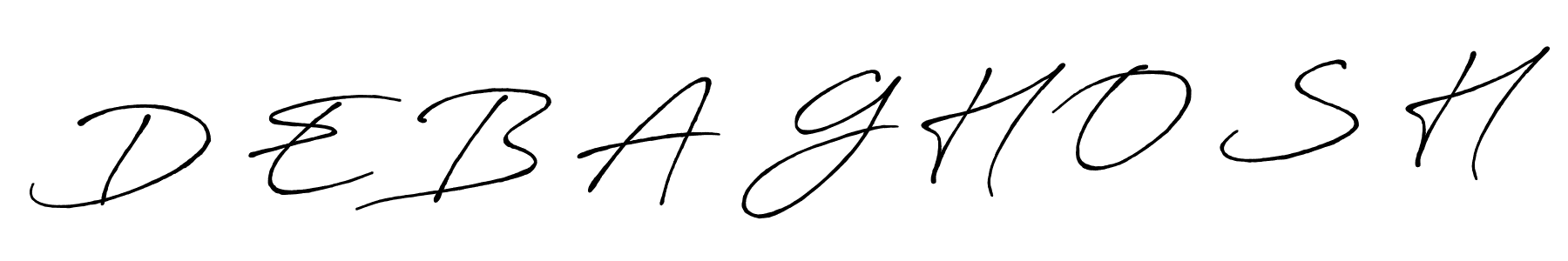 Make a short D E B A  G H O S H signature style. Manage your documents anywhere anytime using Antro_Vectra_Bolder. Create and add eSignatures, submit forms, share and send files easily. D E B A  G H O S H signature style 7 images and pictures png