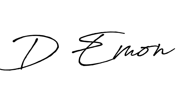 The best way (Antro_Vectra_Bolder) to make a short signature is to pick only two or three words in your name. The name D Emon include a total of six letters. For converting this name. D Emon signature style 7 images and pictures png