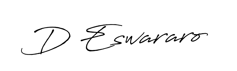 Also we have D Eswararo name is the best signature style. Create professional handwritten signature collection using Antro_Vectra_Bolder autograph style. D Eswararo signature style 7 images and pictures png