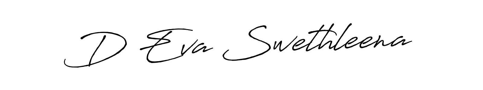 Make a beautiful signature design for name D Eva Swethleena. Use this online signature maker to create a handwritten signature for free. D Eva Swethleena signature style 7 images and pictures png