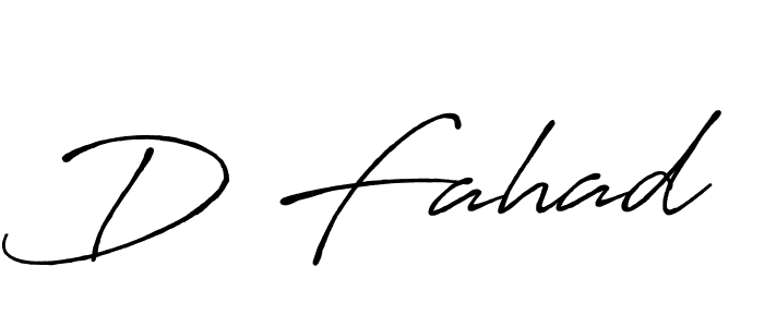 Also You can easily find your signature by using the search form. We will create D Fahad name handwritten signature images for you free of cost using Antro_Vectra_Bolder sign style. D Fahad signature style 7 images and pictures png