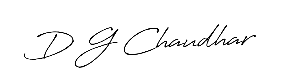 Also we have D G Chaudhar name is the best signature style. Create professional handwritten signature collection using Antro_Vectra_Bolder autograph style. D G Chaudhar signature style 7 images and pictures png