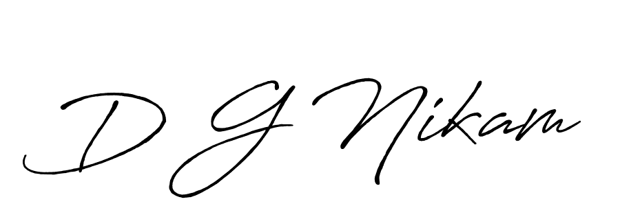 Here are the top 10 professional signature styles for the name D G Nikam. These are the best autograph styles you can use for your name. D G Nikam signature style 7 images and pictures png