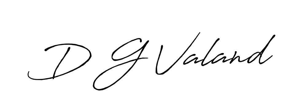 if you are searching for the best signature style for your name D G Valand. so please give up your signature search. here we have designed multiple signature styles  using Antro_Vectra_Bolder. D G Valand signature style 7 images and pictures png