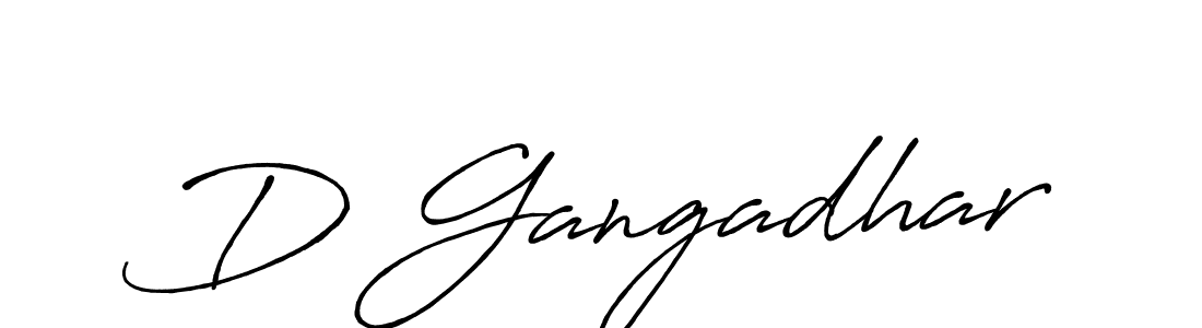 Use a signature maker to create a handwritten signature online. With this signature software, you can design (Antro_Vectra_Bolder) your own signature for name D Gangadhar. D Gangadhar signature style 7 images and pictures png