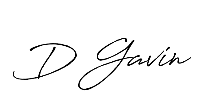 Create a beautiful signature design for name D Gavin. With this signature (Antro_Vectra_Bolder) fonts, you can make a handwritten signature for free. D Gavin signature style 7 images and pictures png