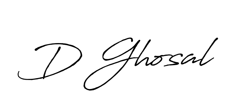 Also we have D Ghosal name is the best signature style. Create professional handwritten signature collection using Antro_Vectra_Bolder autograph style. D Ghosal signature style 7 images and pictures png