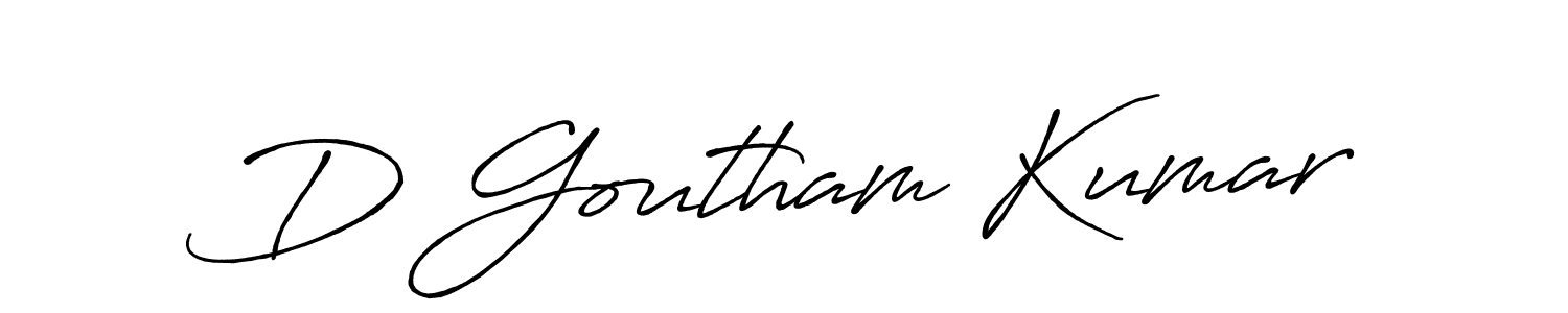 Also You can easily find your signature by using the search form. We will create D Goutham Kumar name handwritten signature images for you free of cost using Antro_Vectra_Bolder sign style. D Goutham Kumar signature style 7 images and pictures png