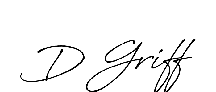 Design your own signature with our free online signature maker. With this signature software, you can create a handwritten (Antro_Vectra_Bolder) signature for name D Griff. D Griff signature style 7 images and pictures png