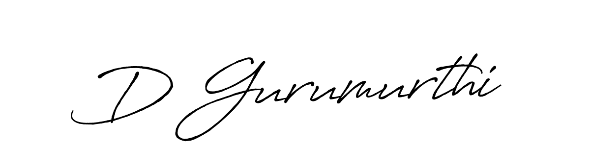 How to make D Gurumurthi signature? Antro_Vectra_Bolder is a professional autograph style. Create handwritten signature for D Gurumurthi name. D Gurumurthi signature style 7 images and pictures png