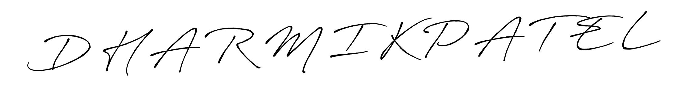 It looks lik you need a new signature style for name D H A R M I K P A T E L. Design unique handwritten (Antro_Vectra_Bolder) signature with our free signature maker in just a few clicks. D H A R M I K P A T E L signature style 7 images and pictures png