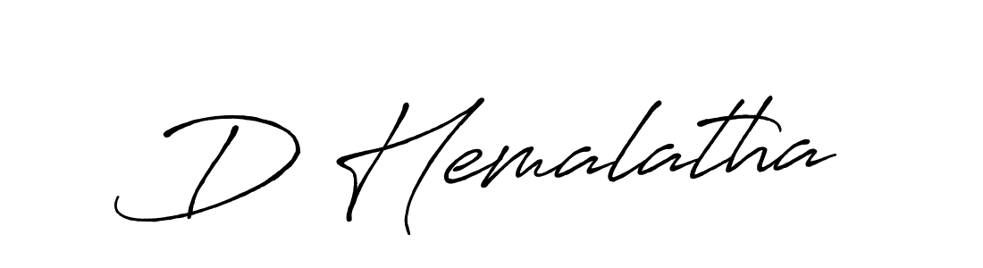 if you are searching for the best signature style for your name D Hemalatha. so please give up your signature search. here we have designed multiple signature styles  using Antro_Vectra_Bolder. D Hemalatha signature style 7 images and pictures png