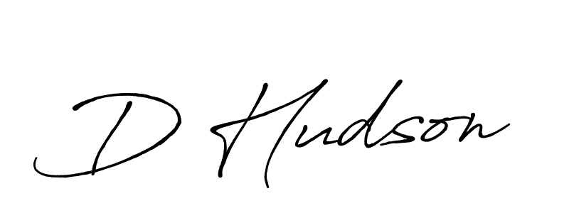 D Hudson stylish signature style. Best Handwritten Sign (Antro_Vectra_Bolder) for my name. Handwritten Signature Collection Ideas for my name D Hudson. D Hudson signature style 7 images and pictures png