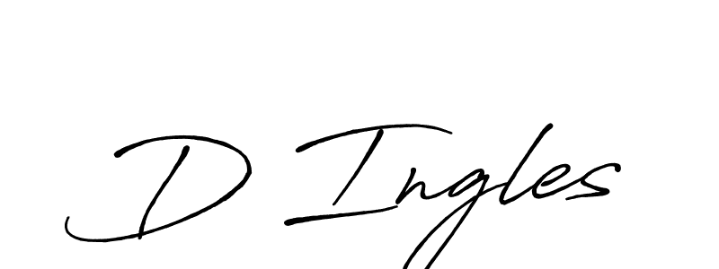 Create a beautiful signature design for name D Ingles. With this signature (Antro_Vectra_Bolder) fonts, you can make a handwritten signature for free. D Ingles signature style 7 images and pictures png