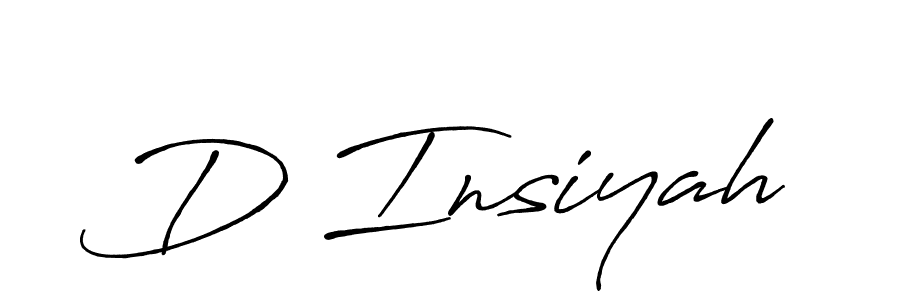 This is the best signature style for the D Insiyah name. Also you like these signature font (Antro_Vectra_Bolder). Mix name signature. D Insiyah signature style 7 images and pictures png