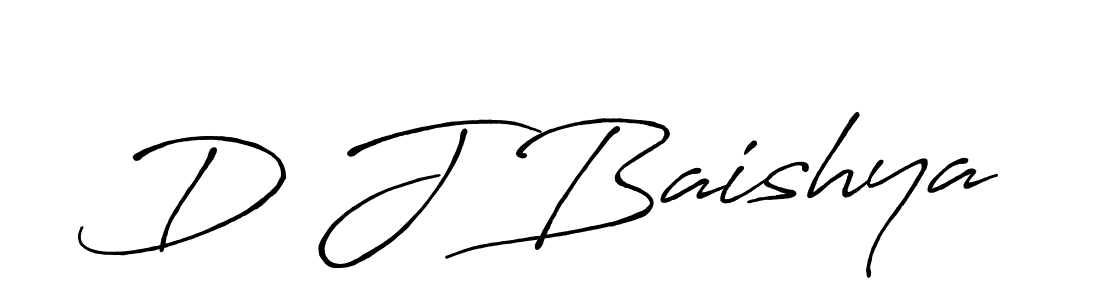 Also we have D J Baishya name is the best signature style. Create professional handwritten signature collection using Antro_Vectra_Bolder autograph style. D J Baishya signature style 7 images and pictures png
