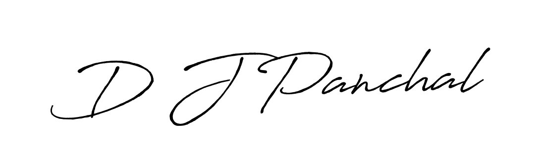 Design your own signature with our free online signature maker. With this signature software, you can create a handwritten (Antro_Vectra_Bolder) signature for name D J Panchal. D J Panchal signature style 7 images and pictures png