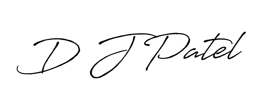 Also You can easily find your signature by using the search form. We will create D J Patel name handwritten signature images for you free of cost using Antro_Vectra_Bolder sign style. D J Patel signature style 7 images and pictures png