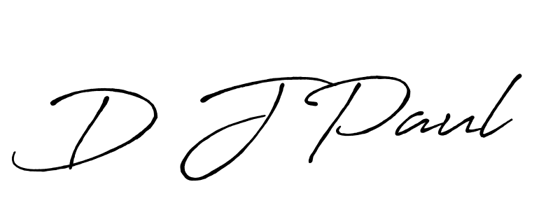 Design your own signature with our free online signature maker. With this signature software, you can create a handwritten (Antro_Vectra_Bolder) signature for name D J Paul. D J Paul signature style 7 images and pictures png