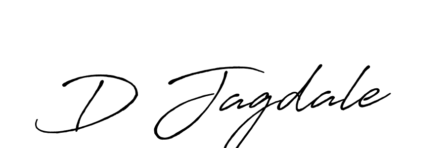 Use a signature maker to create a handwritten signature online. With this signature software, you can design (Antro_Vectra_Bolder) your own signature for name D Jagdale. D Jagdale signature style 7 images and pictures png