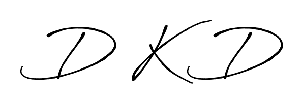 Give your name D K D an exquisite flair with the Antro_Vectra_Bolder script font. Ideal for contracts, resumes, and formal letterheads. D K D signature style 7 images and pictures png