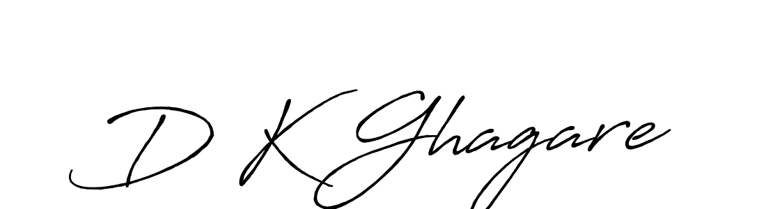 You should practise on your own different ways (Antro_Vectra_Bolder) to write your name (D K Ghagare) in signature. don't let someone else do it for you. D K Ghagare signature style 7 images and pictures png